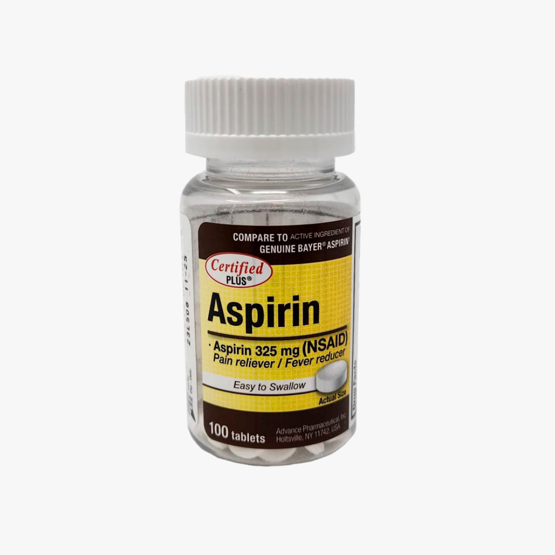 Aspirina 325 Mg – 100 Tabletas