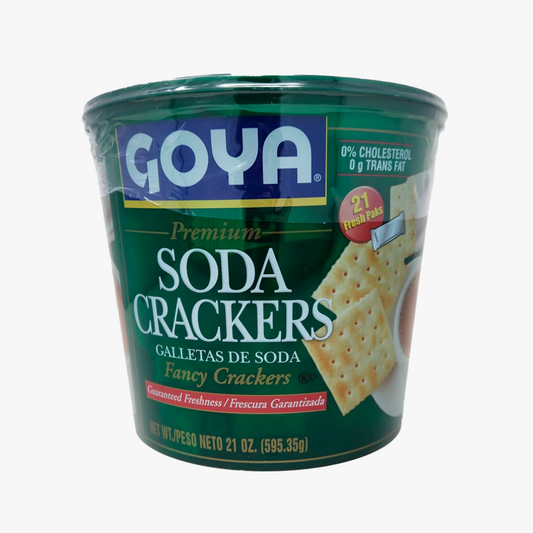 Galletas de Soda Goya Premium - 595.35g (21 oz)