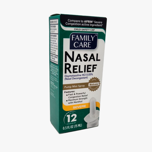 Family Care Alivio Nasal Severo con Oximetazolina HCI 0.05% - 15 ml