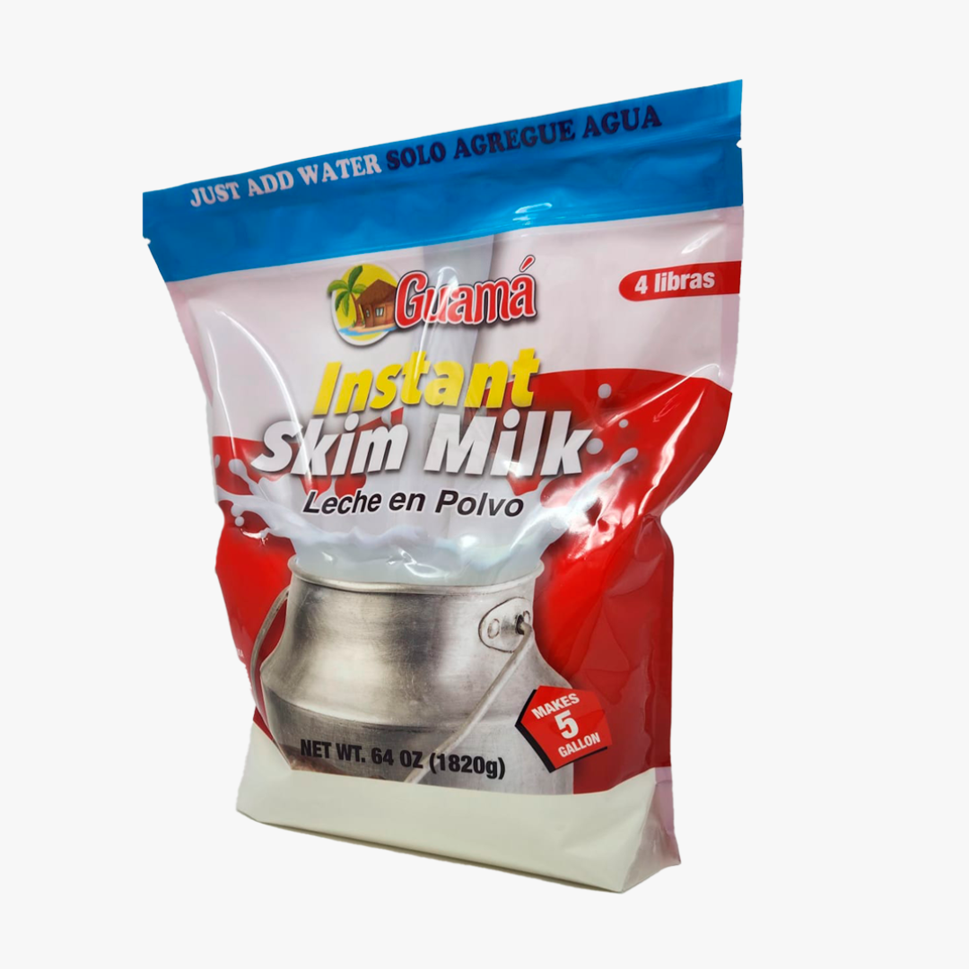 Leche en Polvo Descremada Instantánea Guamá - 1820g (64 oz)