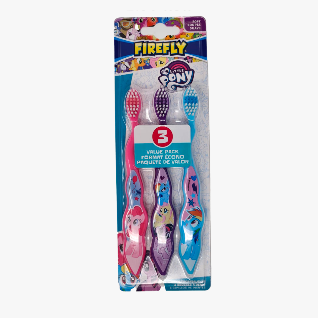 Firefly My Little Pony Toothbrush Value Pack - 3 Cepillos