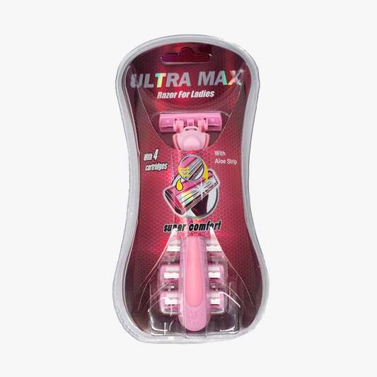 Ultra Max Razor for Ladies - Rasuradora con 4 Cabezales